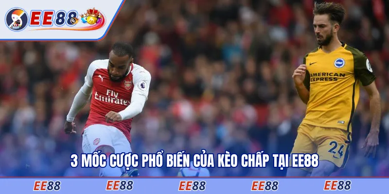 3 mốc cược phổ biến của kèo chấp tại EE88